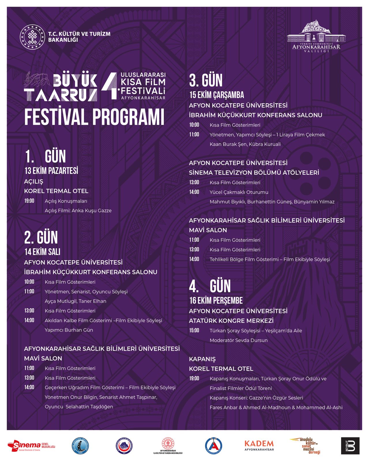 festival programı